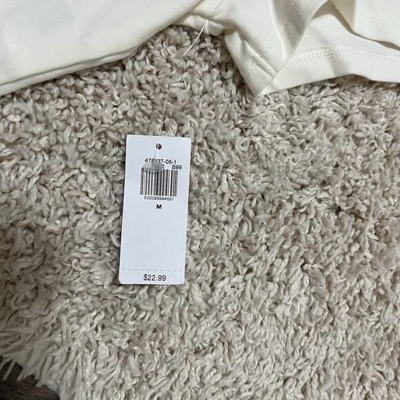 Old Navy Active Medium Sea Salt Powerchill Go-Dry Crossover Cropped Tee NWT - Picture 4 of 6